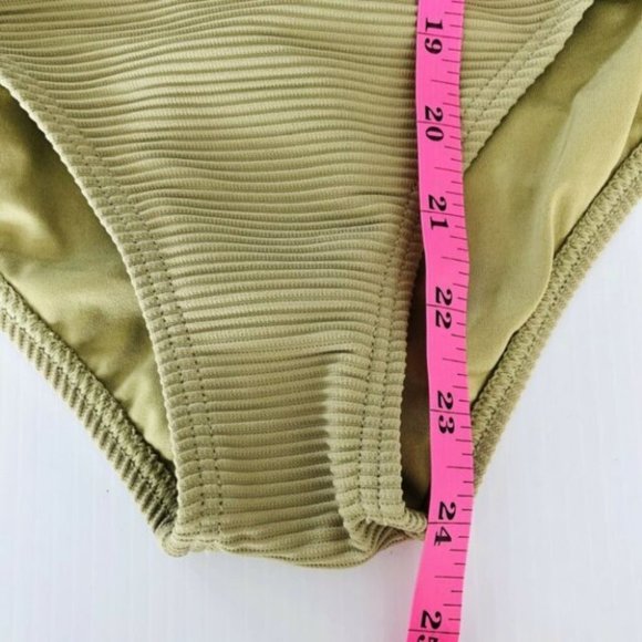 Billabong BNWT Plunge One piece Swimsuit Green Size 10 Removable Padding Swim - Picture 9 of 9